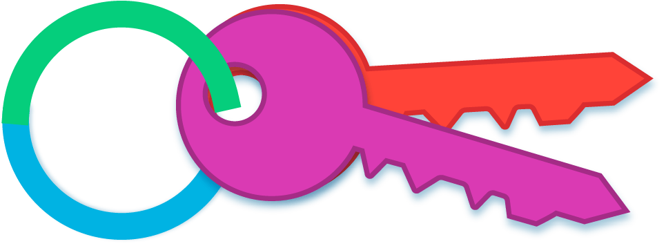 Teaching LGBTQ+ Health course graphic with key motif